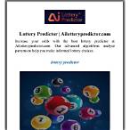 lottery predictor.com